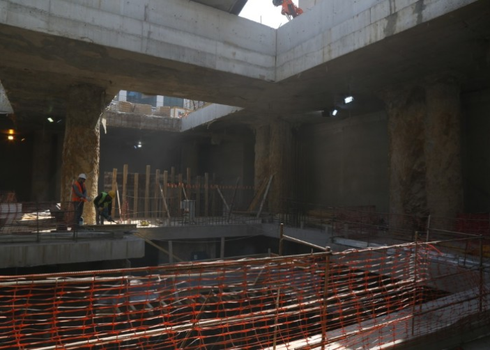 Yüzyıl İstasyonu Batı Konkors İnşaat (Top-Down)